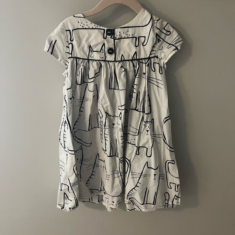 Adorable toddler cat dress